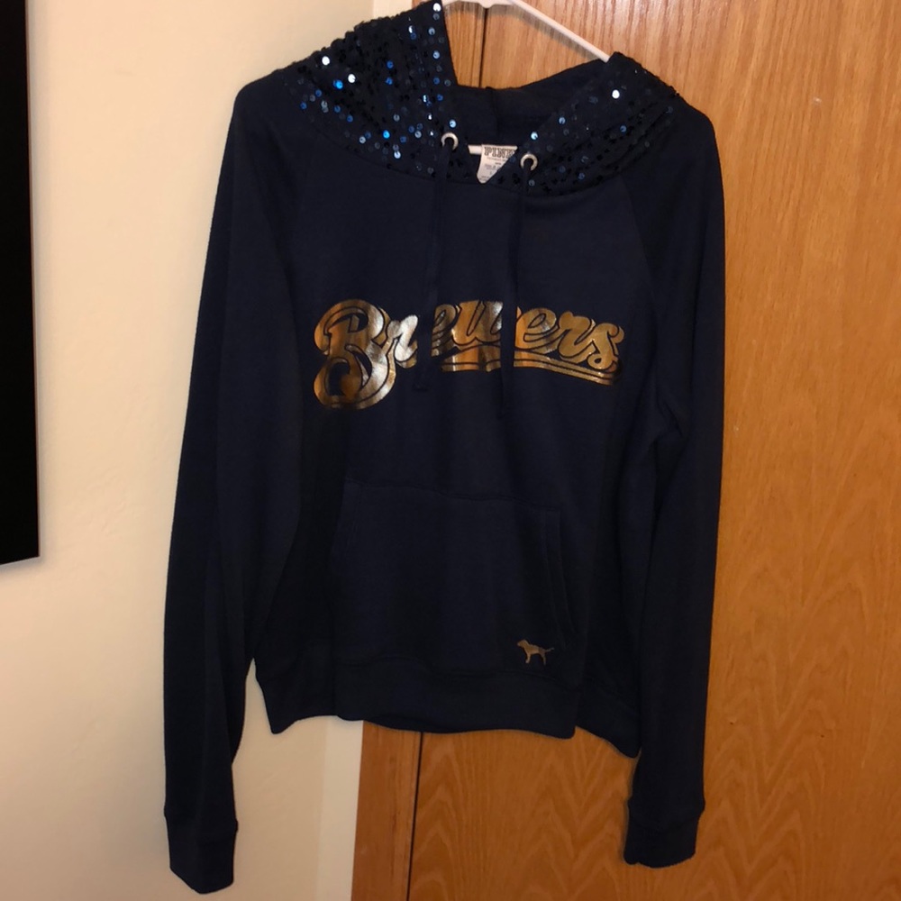 Victoria’s Secret Brewers Sequence hoodie!